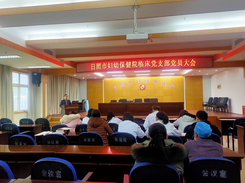 市妇保院临床党支部召开党员大会(图1)
