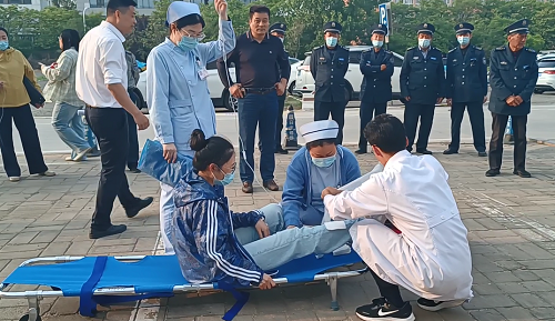 以练筑防 临震不慌 日照市妇幼保健院开展地震疏散应急演练(图3)