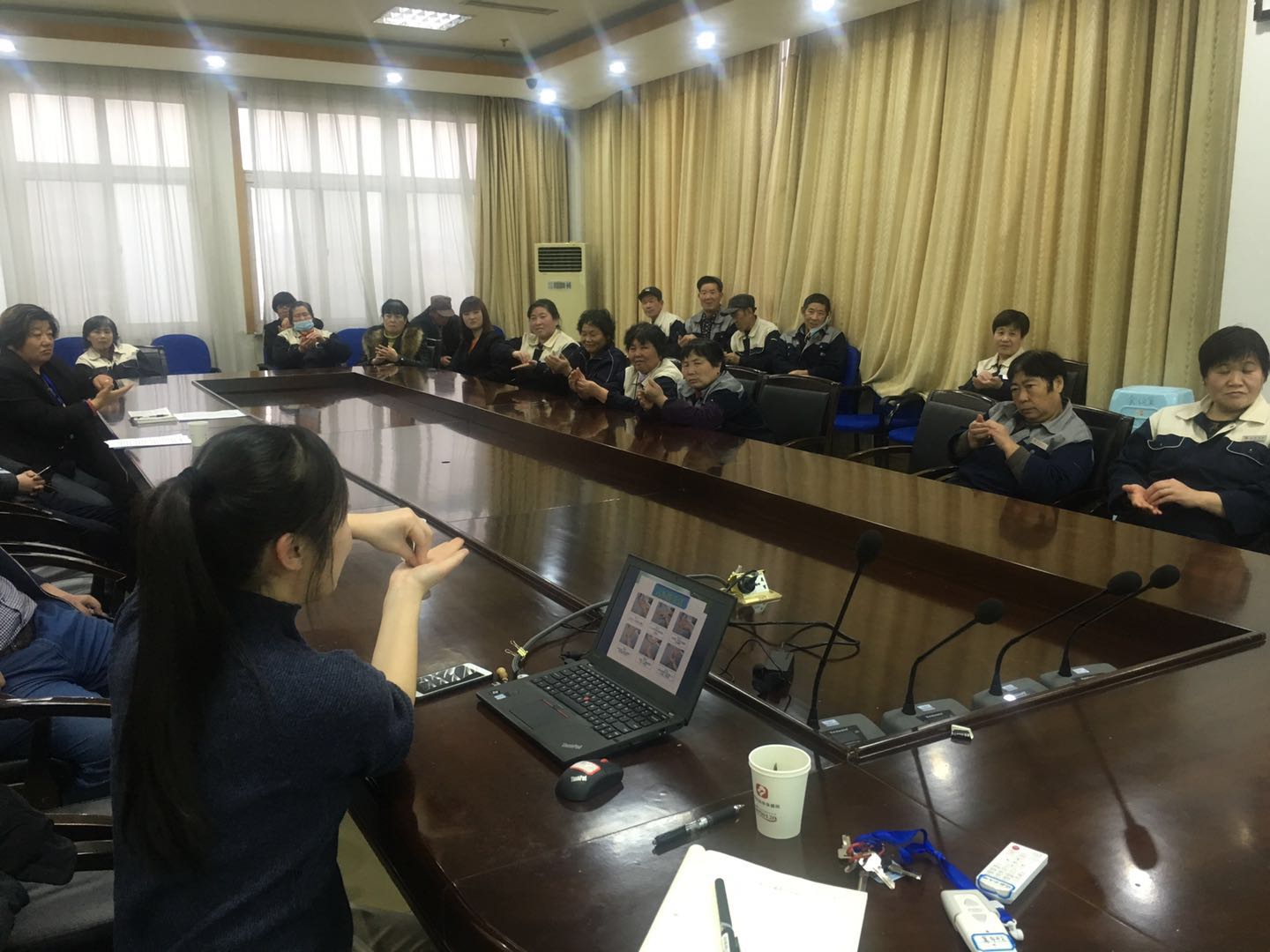 日照市妇幼保健院举办“保洁人员院感知识”专题培训(图1)